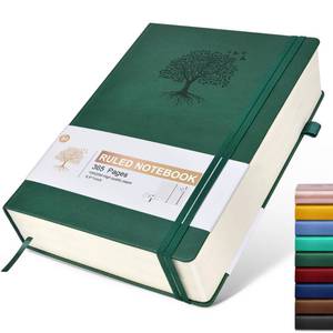 lot 21766 image: Lined Journal Notebook, 365 Pages A4 Large Journals for Writing Ruled Notebook, Hardcover Leather Journal for Women Men, Daily Journal Notebook for Work, Note Taking, 100Gsm Thick Paper ( 8.5 x 11 Green)