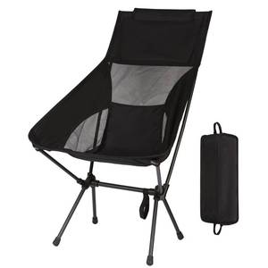 lot 21767 image: Crnyudy Ultralight Folding High Back Camping Chair for Outside,Lightweight Camp Chair, Portable Compact for Adults with Carry Bag, for Hiking Lawn Picnic&Fishing.