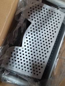 lot 21784 image: DecoBrothers Stackable Under Sink Organizer with Sliding Basket, Chrome