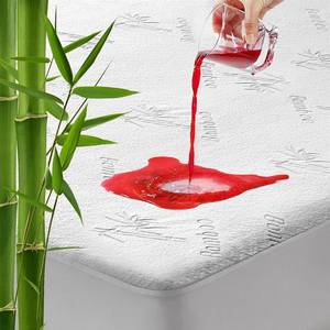 lot 21815 image: Lysam Mattress Protector King, Cooling Bed Mattress Cover Waterproof, 76x 80 Bed Cover Noiseless Breathable Soft, Machine Washable Fitted Deep Pocket Mattress Pad Cooling for Baby Pregnant