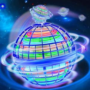 lot 21829 image: CASEIER Flying Orb Ball Hover Toy, Hand Controlled Floating Ball with RGB Light, 360° Boomerang Fly Balls for Outdoor Indoor Toys, Magic Levitating Space Toys for Adults Kids Gifts(Blue) - Retail $4695.67