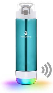 lot 21865 image: HANDYSPRING - Smart Water Bottle with Reminder To Drink Water, Lights And Sound, Water Intake Tracker, Rechargeable, Tritan Plastic wStraw, Gifts For Women, Men, Mom, Dad, Her, Him 26 Oz(GREEN)