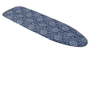 lot 21871 image: Westex Floral Paisley Heavy Duty Ironing Board Cover and Pad, Thick 3-Layer Stain Resistant Padding, Elasticized Skirt, Click-to-Close Fastener, 15 x 54 Inch (Board NOT Included, Cover ONLY)