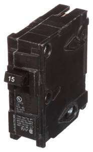 lot 21872 image: Q115 15-Amp Single Pole Type QP Circuit Breaker