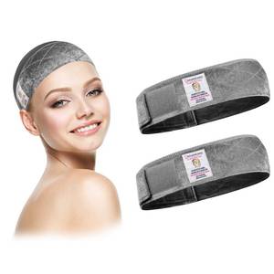 lot 21895 image: Dreamlover Wig Grip Bands for Keeping Wigs in Place, Wig Grip Headband, Grey, 2 Pieces