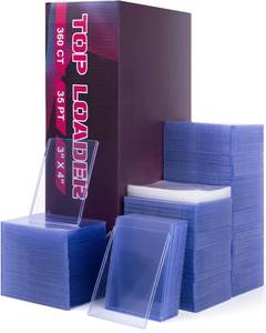 lot 21974 image: Top Loader for Cards, 35 PT Premium Top Loader and Clear Soft Sleeves, Thick Hard Plastic Card Sleeves, 3 x 4 Trading Cards Protector for Game Cards, Sports Cards, Trading Cards