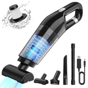 lot 22601 image: GOXIFACA Handheld Vacuum Cordless 8000PA, Vacuum Cleaner, Strong Suction, Multipurpose Hand Vacuum, 3-Layer Filtration, Portable & Rechargeable Vacuum Cleaner for Car