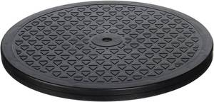 lot 22615 image: LapWorks Heavy-Duty 12.6 Inch TV Turntable Swivel Stand (Black, 12)  360 Degree Rotating Lazy Susan Base for Computers, Monitors, Cabinet Organizer, Painting, Potted Plants  Supports 150lbs