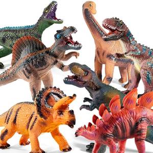 lot 22636 image: TEMI 7 Piece Jumbo Dinosaur Toys for kids 3-5, Large Soft Dinosaur Toys for Dinosaur Lovers, Dinosaur Toys for Boys Kids Toddler Ages 5-7 Years, Perfect Dinosaur Party Favors, Birthday Gifts