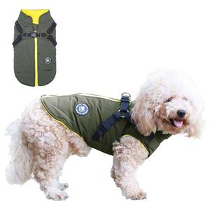 lot 22647 image: Norbi Dog Coat, Dog Winter Coat with Harness Built in, Dog Jacket Adjustable Warm Dog Coats for Small Medium Large Dogs Dog Cold Weather Coats