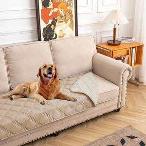 lot 22682 image: SUNNYTEX Reversible Dog Bed Cover, Sofa & Couch Protector Blanket for Pets - Waterproof, Mattress Protector (30x70, BeigeCream)