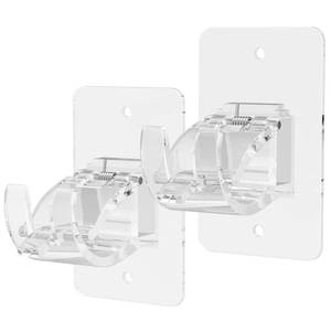 lot 22706 image: CIEMGNZOC 8PCS No Drill Curtain Rod Brackets, Self-Adhesive Curtain Rods No Drilling, Nail Free Adjustable Curtain Rod Holders, Curtain Hooks for Rod Less Than 1.57 Inch Diameter (Gold)
