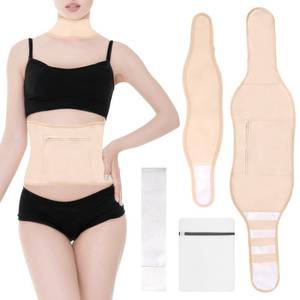 lot 22723 image: Castor Oil Pack Wrap, Reusable Organic Castor Oil Packs Kit for Liver Detox with Elastic Band, Castor Oil Pack Compress Kit for Waist and Neck, Machine Washable, Anti Oil Leak (Oil NOT Included)