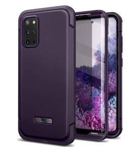 lot 22742 image: SURITCH for Samsung Galaxy S20 Plus Case, Extra Front Frame Full-Body Heavy Duty Rugged Shockproof Protective Phone Cover with Built-in Screen Protector for Samsung S20 Plus 6.7 Inch - Dark Purple