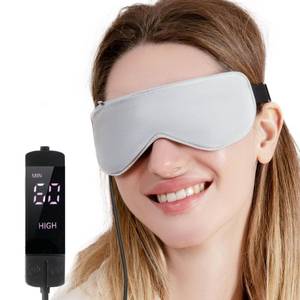lot 22771 image: Heated Eye Mask, ALLJOY Sleep Masks for Women and Men for Stye Blepharitis Puffy Eyes, Warm Compress for Eyes with 3 Temperature 3 Timer for Home Office Travel