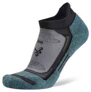 lot 22823 image: Balega Blister Resist Performance No Show Athletic Running Socks for Men and Women (1 Pair), GreyBlue, X-Large