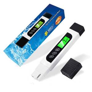 lot 22827 image: 2024 Newest TDS Meter Digital Water Tester, Lxuemlu Professional 3-in-1 TDS, Temperature and EC Meter with Carrying Case, 0-9999ppm, Ideal ppm Meter for Drinking Water, Aquariums and More