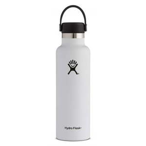 lot 22888 image: Hydro Flask 21 oz Standard Mouth w Standard Flex Cap - White