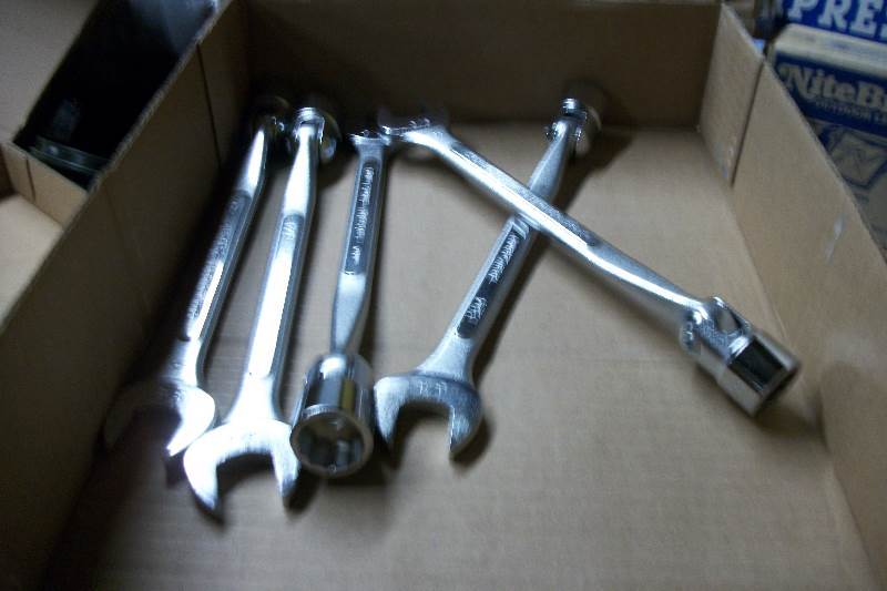 lot 9173 image: 34 open end wrenches