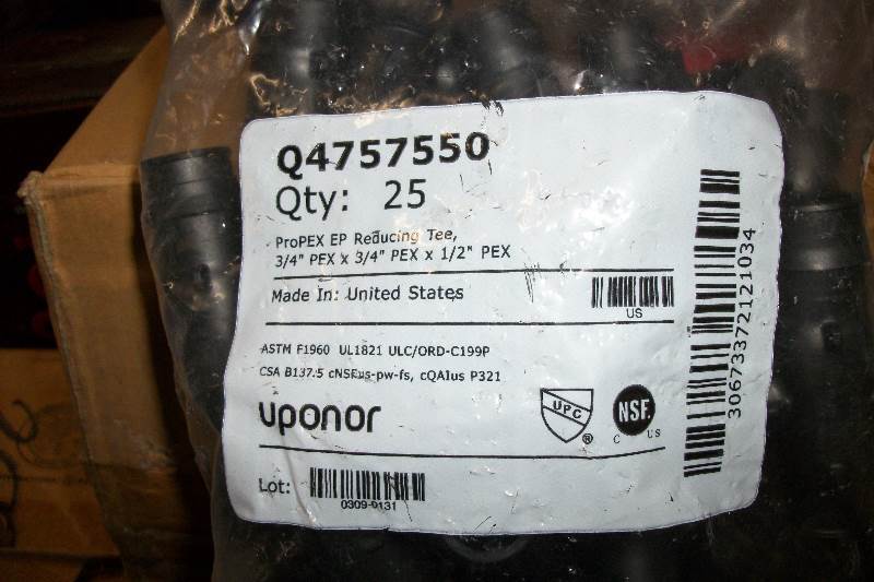 lot 9178 image: pro pex reducing tee