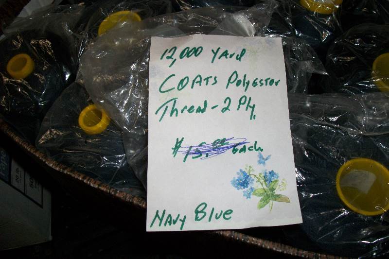 lot 9200 image: large lot of sewing thread