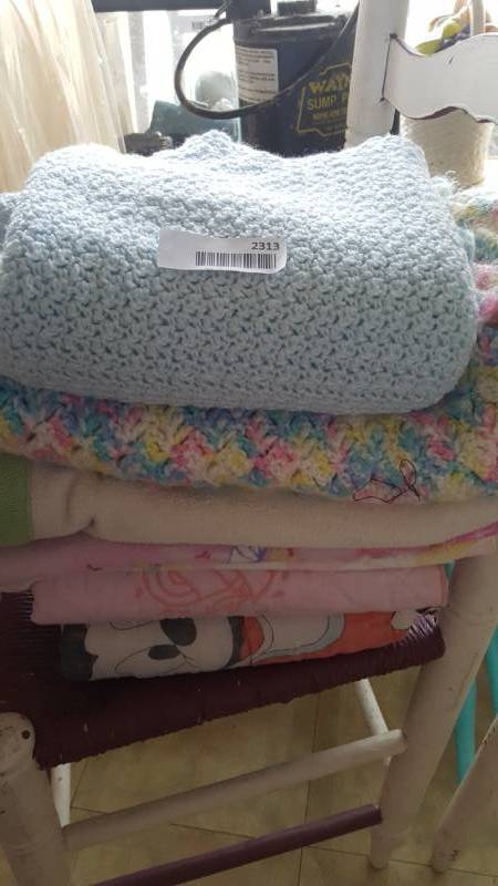 lot 2313 image: Baby Blankets- 7 Total