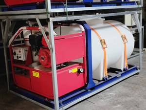 lot 19 image: 2024 Unused  YS4000 Hot Water High Power Pressure Washer With 435 Gallon Water Tank 4000psi