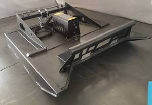 lot 101 image: Unused Skid Steer 66 Brush Cutter - This Skid Steer Brush Cutter, or Brush Mower, is Designed to Remove Grass, Field, Small Trees, and Brush, and It Can Be Compatible with a Major Brand Skid Steer