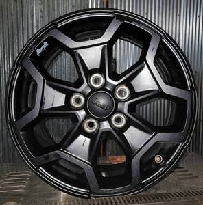 lot 50 image: Four (4) JEEP Gladiator OEM Wheel Rims - Satin Black All Four Are New Take Offs