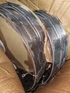 lot 59 image: Unused Department Of Corrections Surplus - DOC & DOD Grade - Allied Tube & Conduit Helical Razor Ribbon Brand Barbed Tape (Wire) - 18 HEL 33LSSGA 50ft Roll Retail $1023.58 Per Roll