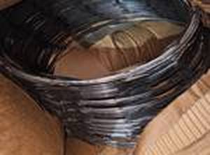 lot 85 image: Unused Department Of Corrections Surplus - DOC & DOD Grade - Allied Tube & Conduit Helical Razor Ribbon Brand Barbed Tape (Wire) - 18 HEL 33LSSGA 50ft Roll Retail $1023.58 Per Roll