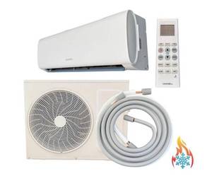 lot 403 image: Late Add Notice Pick Up Location In Sand Springs OK Unused In Box 12,000 BTU Heat Pump Complete Split AC & Heat System w Built In Dehumidifier- See Description for Information