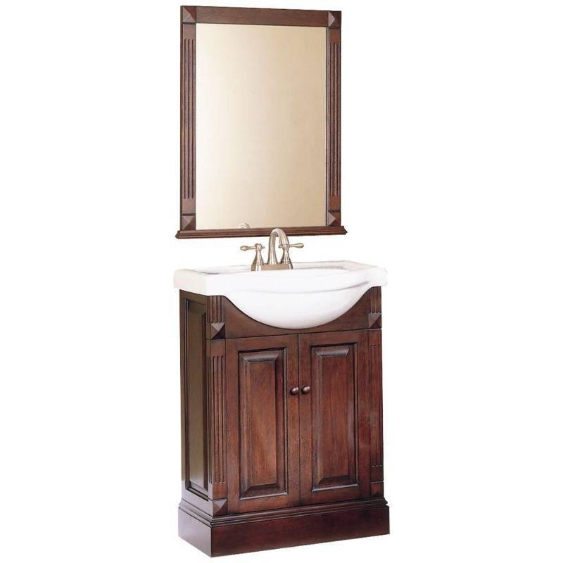 lot 1162 image: Pegasus HDV22 Salerno 22-Inch Vanity Combo, Dark Cherry