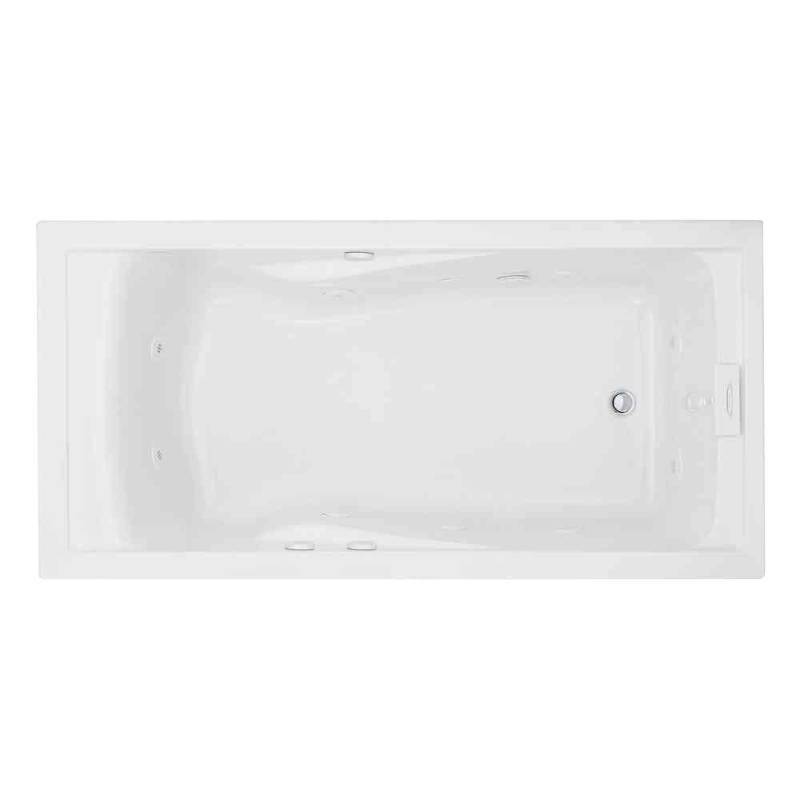 lot 1165 image: American Standard Jetted Bathtubs Everclean 6 ft. Whirlpool Tub in White 7236LC.020