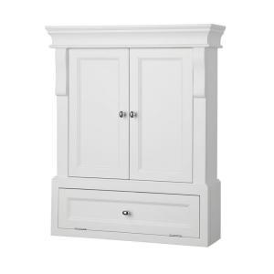 lot 1173 image: Foremost NAWO2633 Naples 26-12 Bathroom Wall Cabinet, White