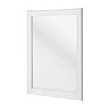 lot 1177 image: Foremost Gazette 24-Inch Framed Mirror in White