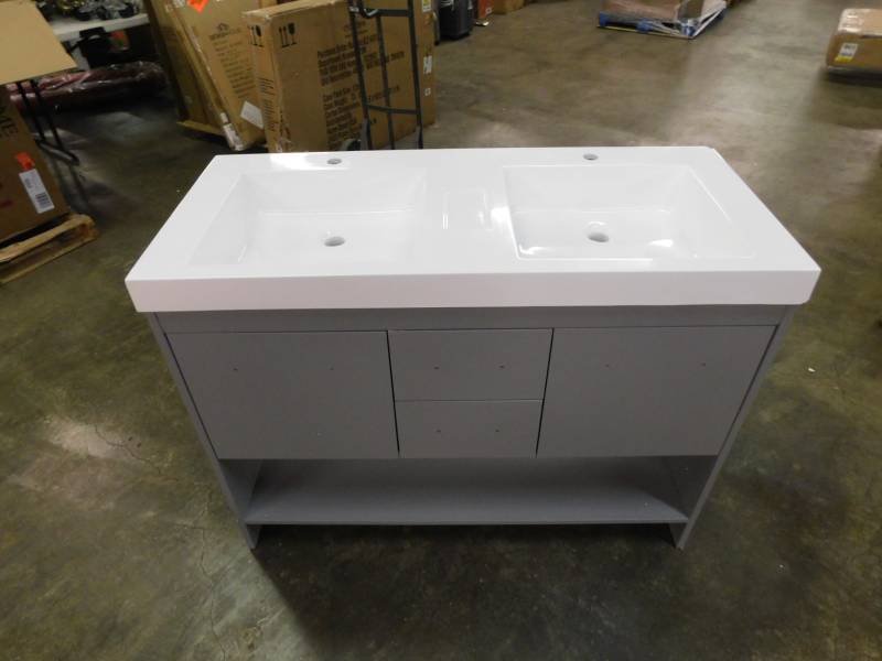 lot 1155 image: Vinnova Vanity 46.9 x 20.5 x 33.1 With Top