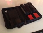 On the go poker set chips cards storage and carrying case