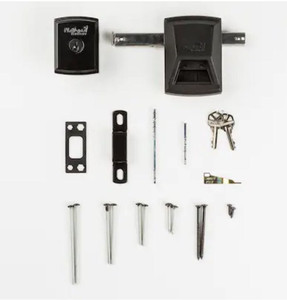 lot 3902 image: National Hardware 2-310-in Black Gate Lock