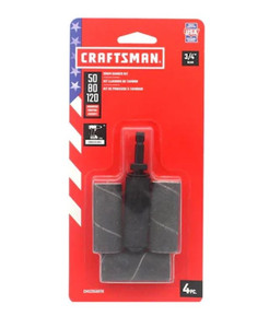 lot 3910 image: CRAFTSMAN 34 x 2 In Drum Kit Asst Grit 13 Aluminum Oxide Multi-grade