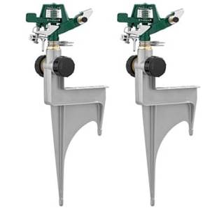 lot 3917 image: Orbit 2-Pack 6,500-sq ft Impulse Spike Lawn Sprinkler