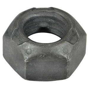 lot 3960 image: Box of 8 - 58 -11 Black Phosphate Grade 2 Lock Nuts LNS-419 (74 pcs.)