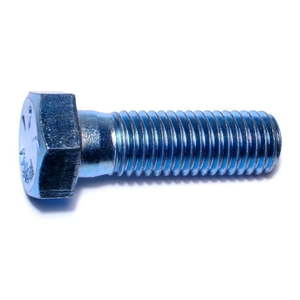 lot 3961 image: Box of 5 - 58 -11 x 2 Zinc Plated Grade 8 Steel Coarse Thread Hex Cap Screws