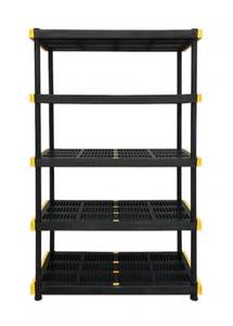 lot 7904 image: Project Source Commander Plastic Heavy Duty 5-Tier Utility Shelving Unit (Damaged)