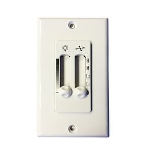 lot 7909 image: Harbor Breeze Off-White Wall-Mount Universal Ceiling Fan Remote Control