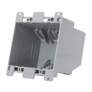 lot 7942 image: Cantex Ez25do Old Work Ez Box Outlet Box (MISSING Screws)