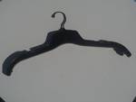 Lot of 50 coat hangers with rubber covered tips