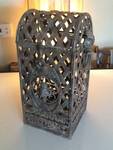 Beautiful metal Decore peace with hinged top measures 9