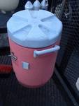 Large water cooler great for construction summer picnics use your imagination