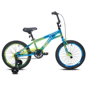 lot 29050 image: Kent Glitch BMX Child Bike, 18 Wheels, Kids Ages 6-12 Years, BlueGreen